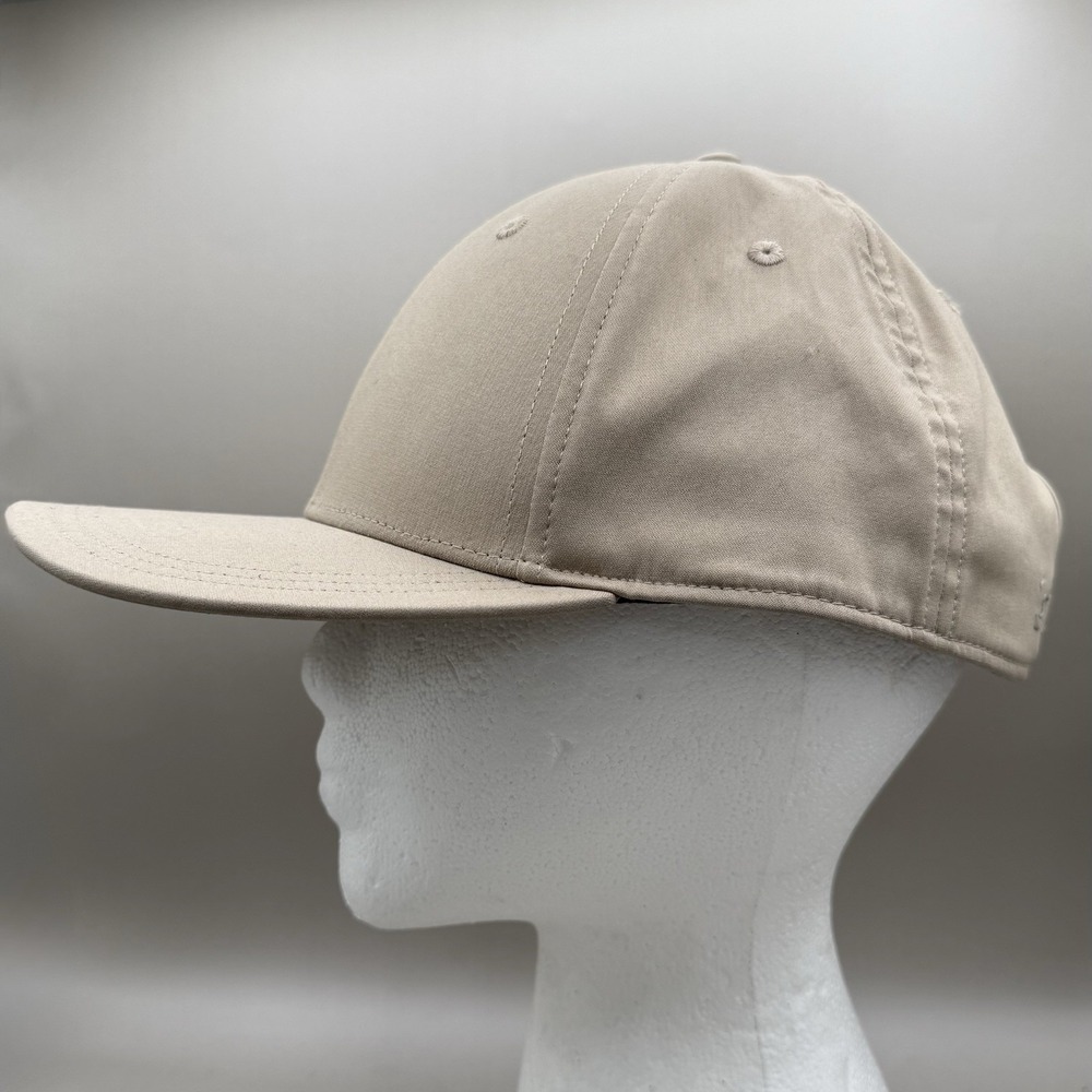 Lululemon Hat Cap Strapback One SIze Logo Adjustable Flat Brim Tan